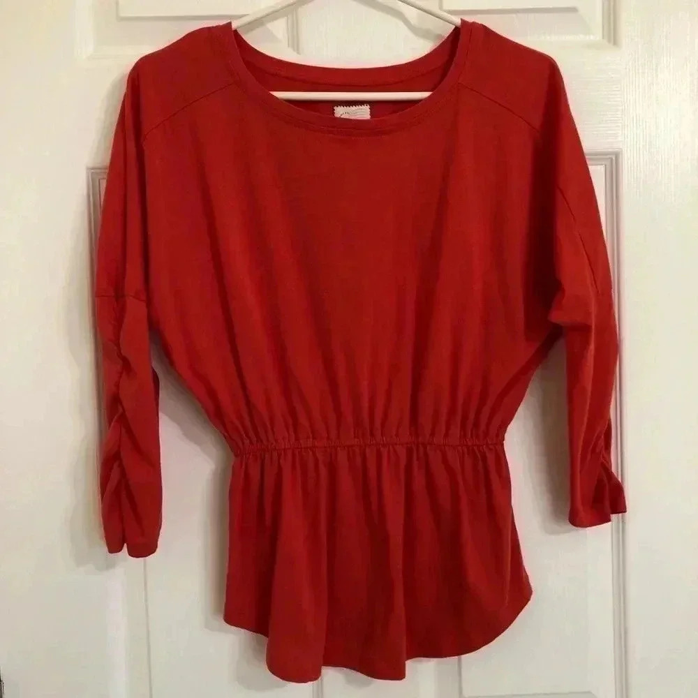 Anthropologie Postmark Dolman Peplum Top NWOT XS